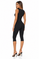Sculpt Square Neck Capri Jumpsuit