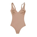 UNLINED PLUNGE THONG BODYSUIT