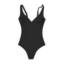UNLINED PLUNGE THONG BODYSUIT